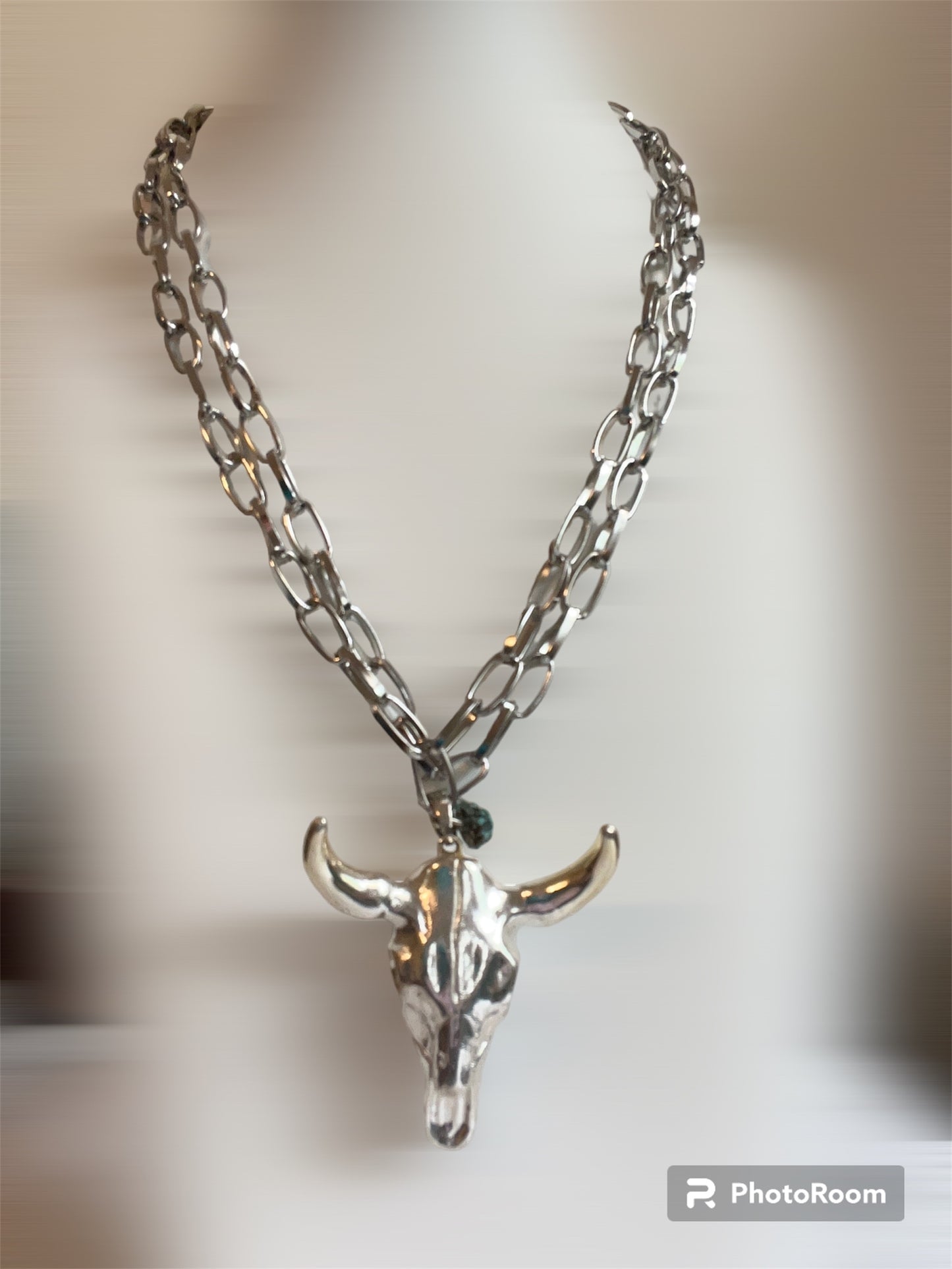 Bovine Skull Necklace